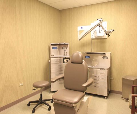 Examination room at Affinity Healthcare medical office facility
