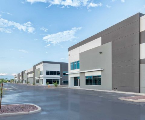 Exterior of AZ|60 industrial facilities
