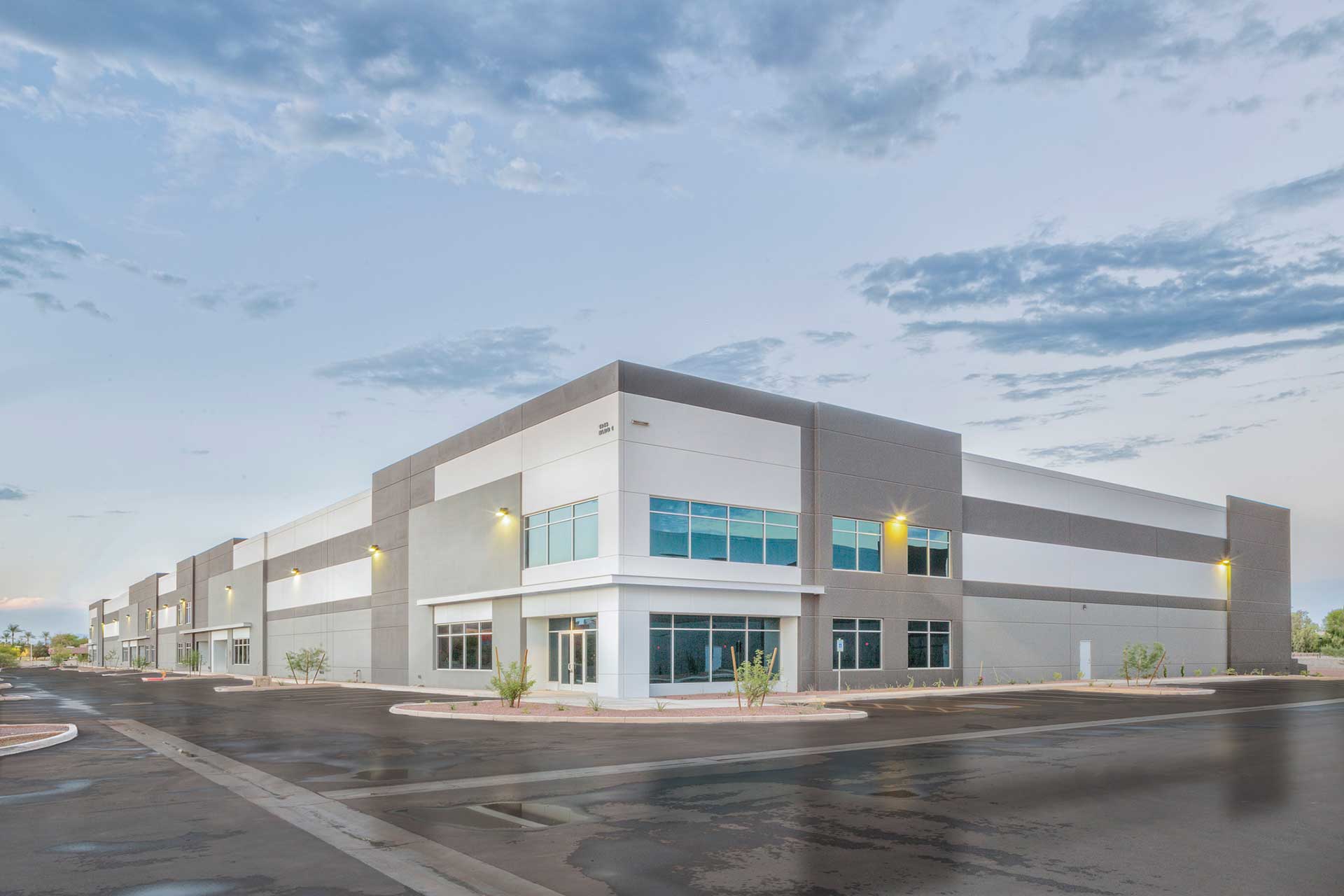Exterior of AZ|60 industrial facility
