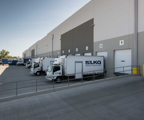 Loading docks at Canal Crossing Logistics Center