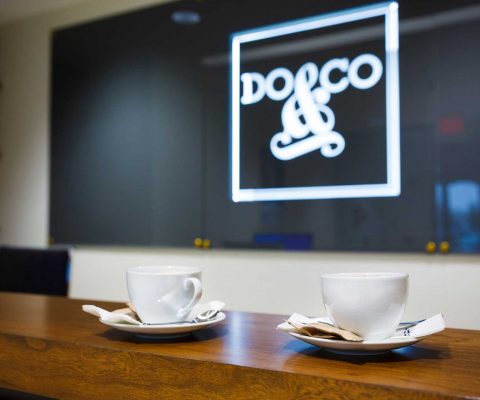Office space at DO & CO Chicago catering facility