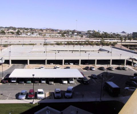 East Gateway Centre parking in Phoenix, Arizona