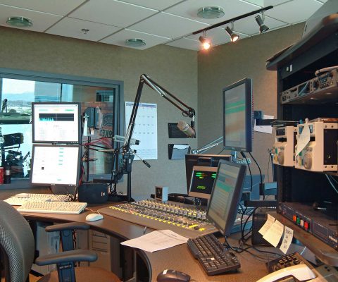 Radio studio at East Gateway Centre