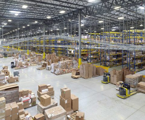 Warehouse at Edward Don & Company corporate headquarters and logistics center