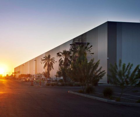 Exterior of First Solar manufacturing facility