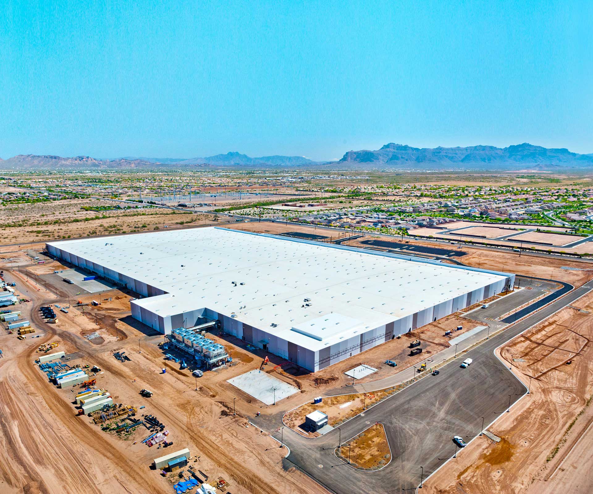Aerial view of First Solar manufacturing facility