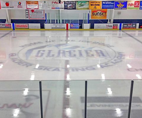 Ice rink at Glacier Ice Arena