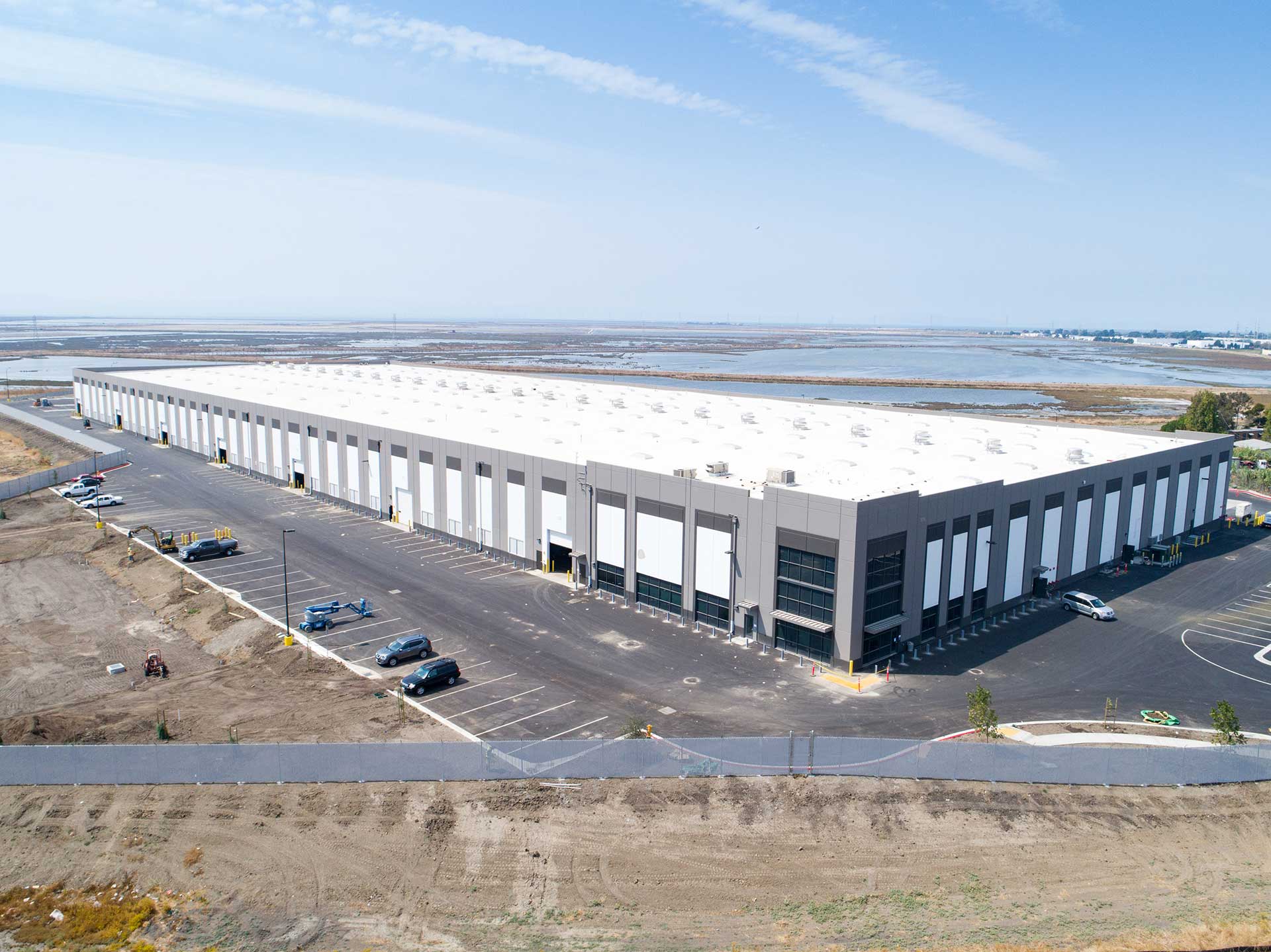 Aerial view of Hayward 92 Industrial Center