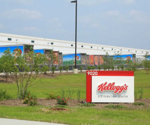 Kellogg’s distribution center in Woodridge, Illinois