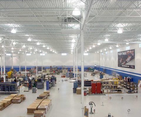 Manufacturing area at Klein Tools headquarters