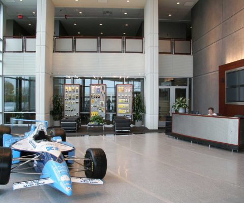 Lobby at Klein Tools headquarters