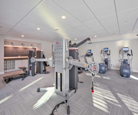 Fitness center at Park 205 apartment residence