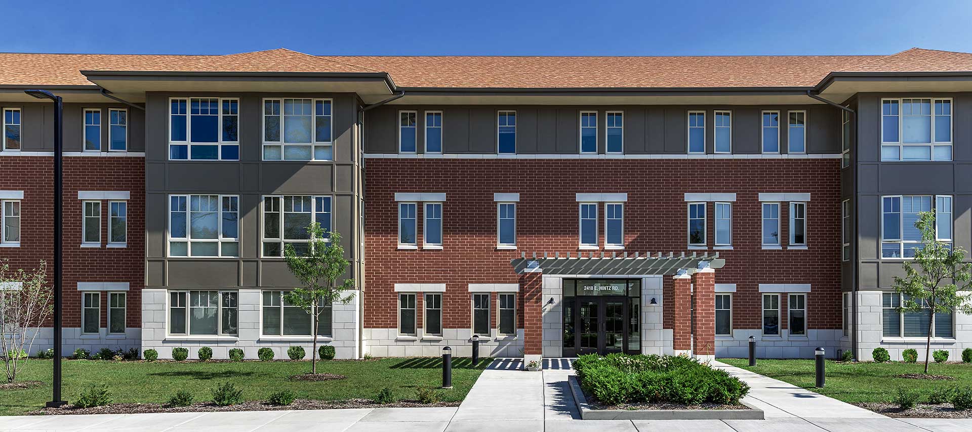 Exterior of PhilHaven affordable and supportive living residence
