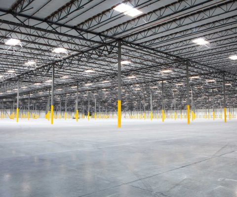Distribution warehouse space at Redlands Business Center industrial facility