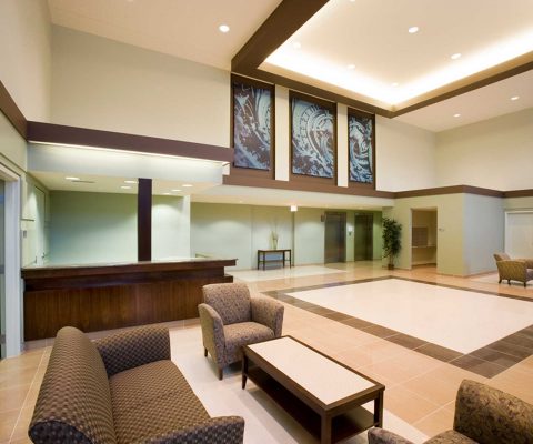 Lobby at Westhaven Park condominiums