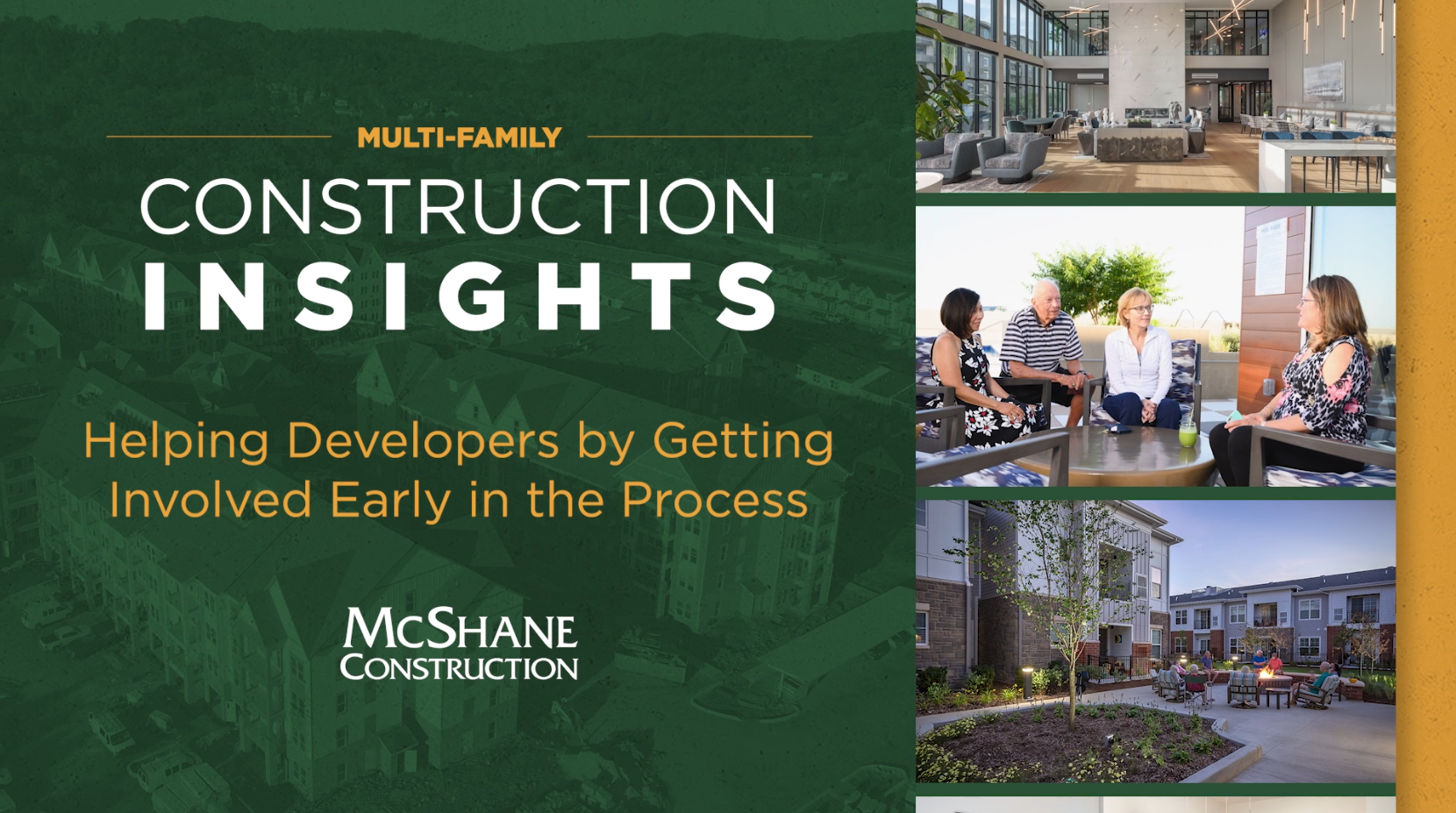 Helping Developers by Getting Involved Early | McShane Construction