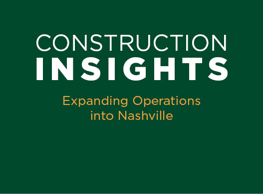 Expanding Operations into Nashville